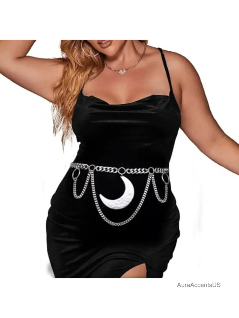 Layered Waist Chain Belt - Punk Gothic Crossover Body Chain Tassel